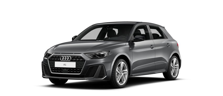 Audi A1 Sportback Grijs schuinvoorkant Modelfoto