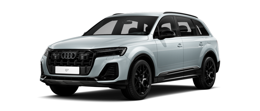 Audi Q7 Ijsblauw Schuinvoor Modelfoto